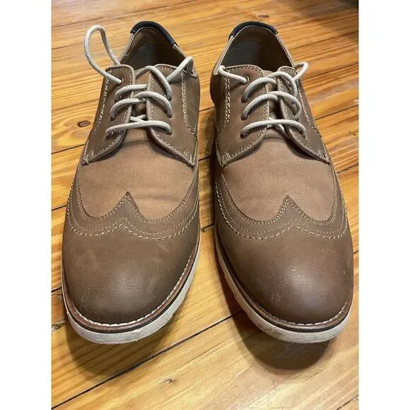 Dockers "Maxwell" Business Casual Tan Shoes Size 10.5 M EUC - Picture 2 of 10